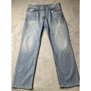 CINCH White Label Jeans Mens 36x30 Relaxed-Fit Medium Stone-Wash Jeans